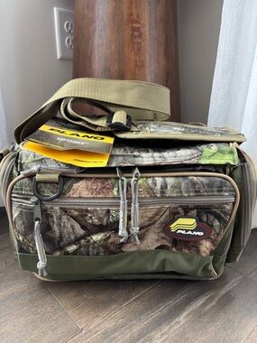Plano Softside 3600 Tackle Case,Mossy Oak Fishing bait storage,multi compartment